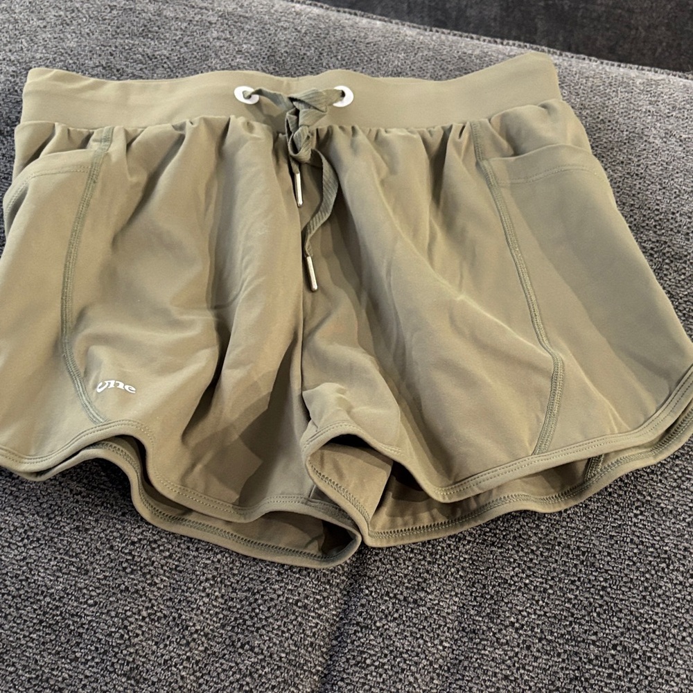 athletica Olive Athletic Shorts